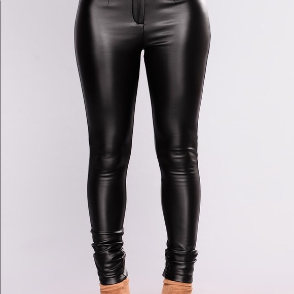 Fashion Nova Carina High Rise Faux Leather Pant - Picture 2 of 5
